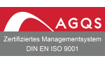 AGQS Zertifiziertes Managementsystem DIN EN ISO 9001