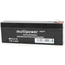 Multipower Blei-Akku 12V 2,6 Ah