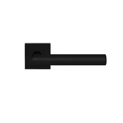 Türdrücker-Rosettengarnitur "Rhodos XL" quadratisch 8mm Kosmos schwarz PZ