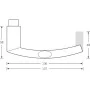 ASL Türdrücker-Rosettengarnitur 1107 8mm Alu Btb 