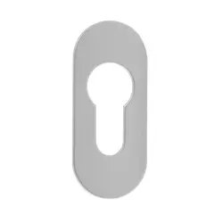 Schlüsselrosette 0817 2,5mm Edelstahl PZ (Kleberosette)