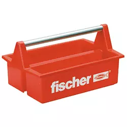 Fischer-Werkzeugkasten rot