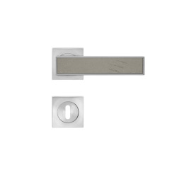 Türdrücker-Rosettengarnitur Torino 8mm Edelstahl Btb 